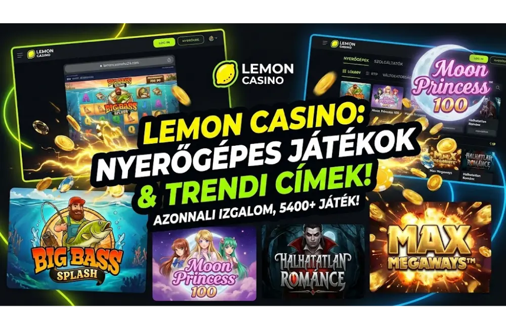 Kaszinójátékok a Lemon Kaszinóban